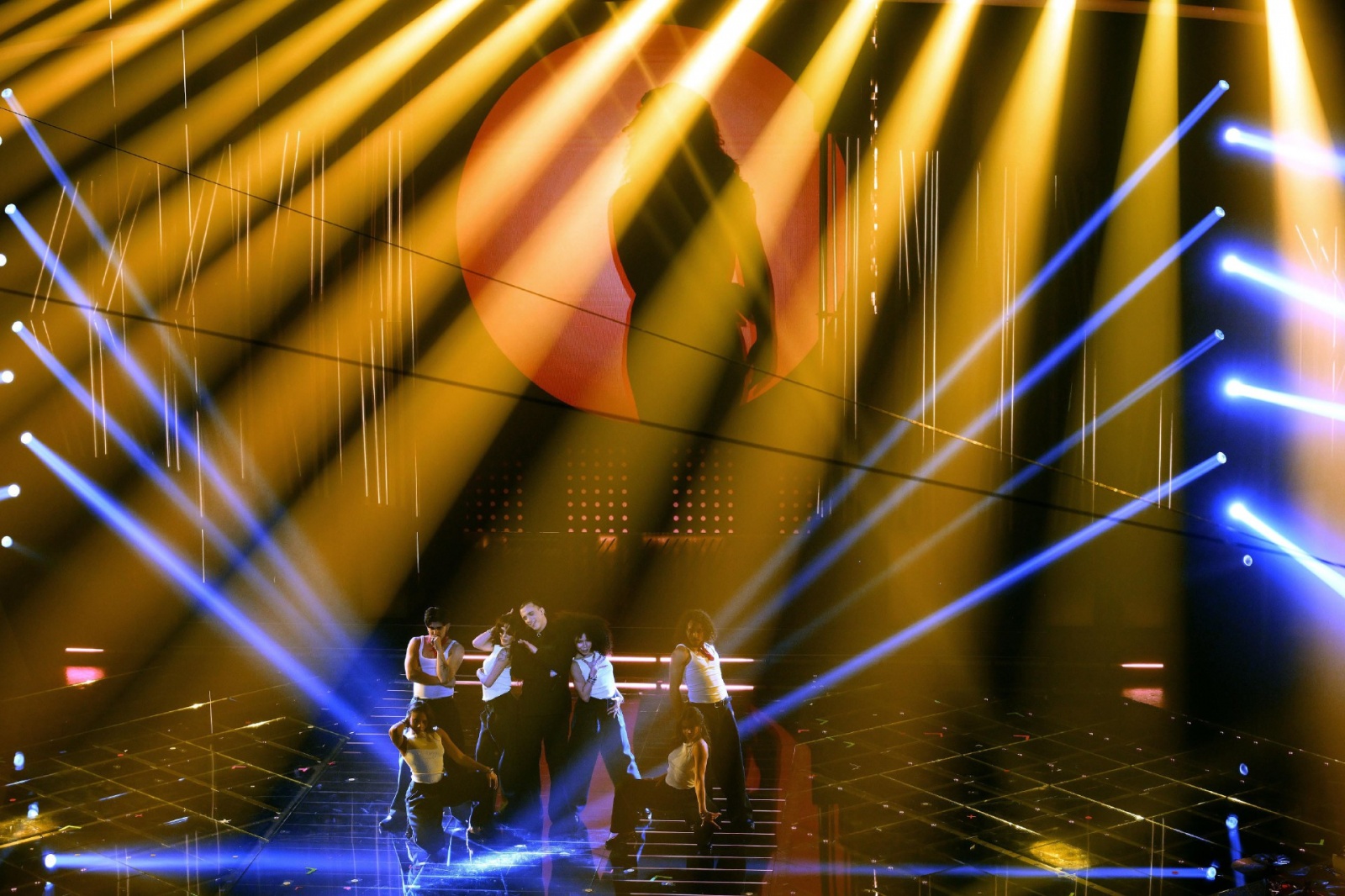 Italian singer Samurai Jay performs on stage at the Ariston theatre during the 76th Sanremo Italian Song Festival, Sanremo, Italy, 24 February 2026. The Music Festival runs from 24 to 28 February 2026. ANSA/ETTORE FERRARI