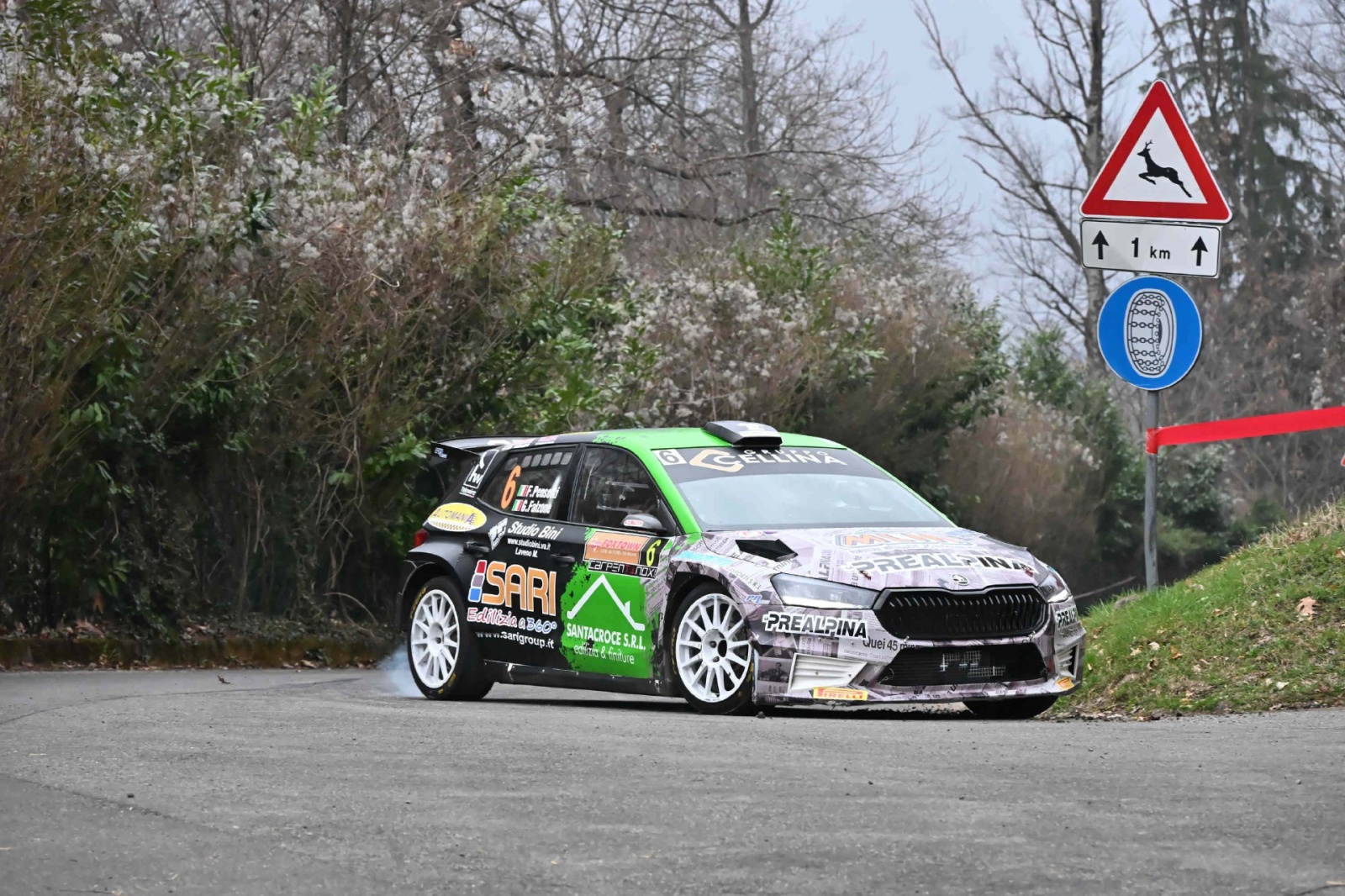 VALGANNA. 34� RALLY DEI LAGHI, PS 6 GANNA-BOAREZZO-GHIRLA NELLA FOTO AUTO 6 PREALPINA