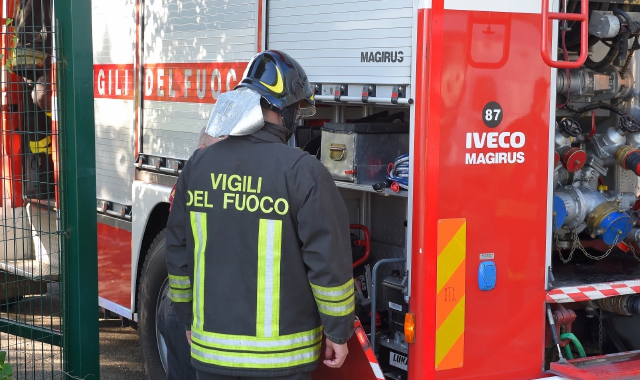 Sono intervenuti i vigili del fuoco di Legnano  (foto archivio)