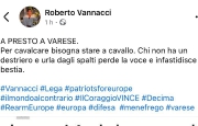 La verità del generale, il ritorno di Vannacci a Varese