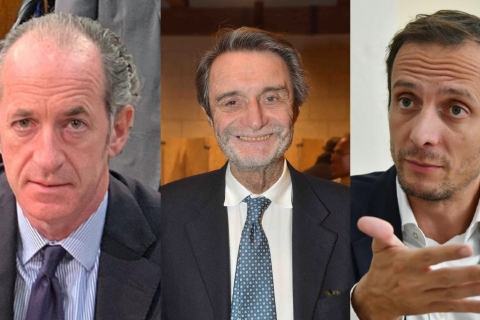 Gradimento governatori: triplete della Lega