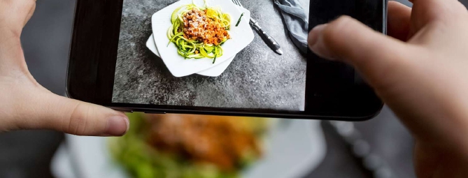 Addio al menù: scelgo su Instagram