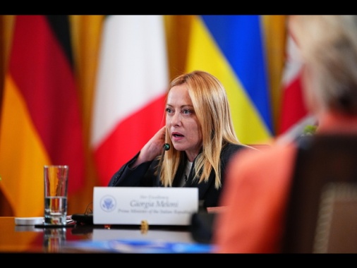 Meloni ai Volenterosi, l'Italia non invierà truppe a Kiev