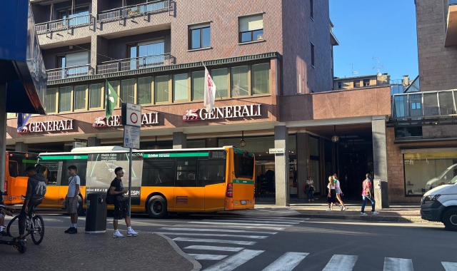 La zona tra il centro e le stazioni dove lavora la giovane 