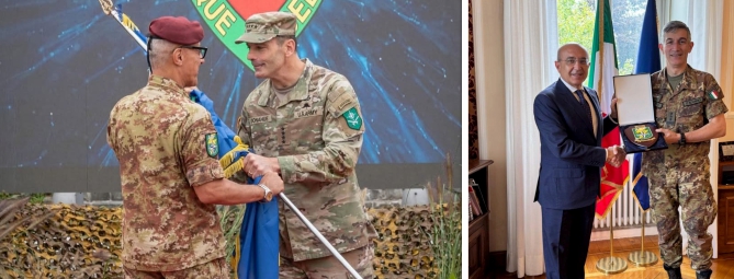 Carai al comando della caserma Nato di Solbiate Olona, D’Addario saluta