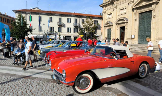 La tappa dell’Autogiro a Saronno  (foto Blitz)