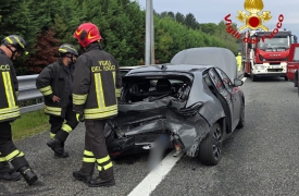 Incidente sulla A8, un ferito e code a Busto