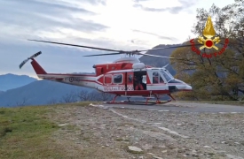 In alta Val Bognanco con abiti leggeri: nordafricani recuperati in elicottero