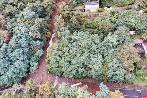 Brusimpiano, riaperta la Statale dei frontalieri