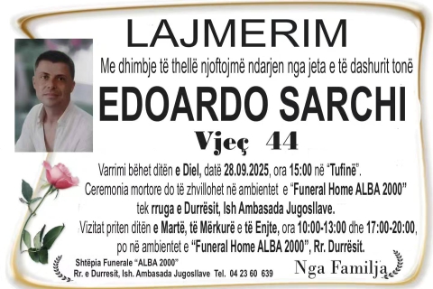 Già celebrato il funerale di Sarchi. L’assassino è ricercato