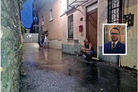 Varese: piove, via Bixio allagata. «È indegno»