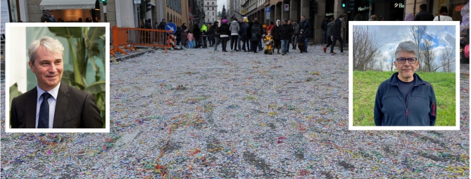 Varese dice stop ai coriandoli di plastica