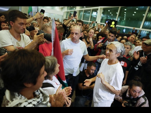 Flotilla: Membri del CUP e attivisti sono atterrati a Barcellona