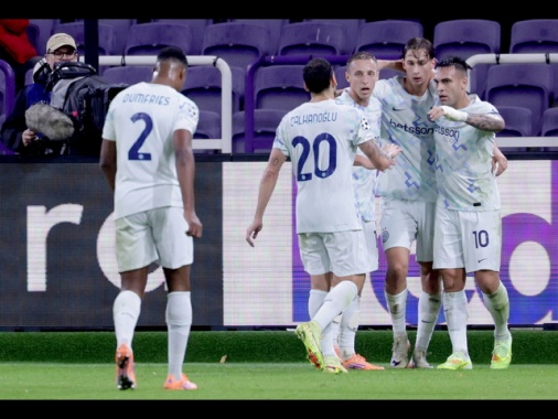 Champions: Union Saint Gilloise-Inter 0-4