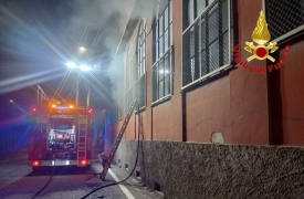 Notte di fuoco a Germignaga