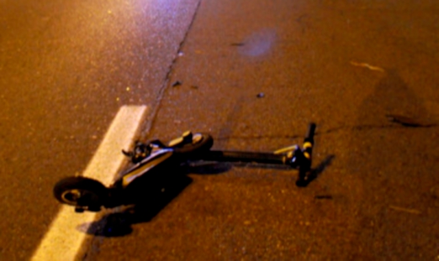 L’incidente è avvenuto nella rotonda tra la Provinciale e via Buonarroti (foto Archivio)