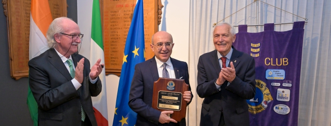 “Melvin Jones Fellow” al prefetto Pasquariello