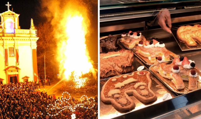 Il falò della Motta e il cammello di sfoglia varesino