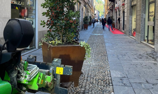 Sessanta nuove fioriere nel centro di Varese