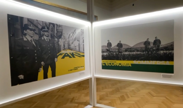 Due delle fotografie esposte durante la presentazione