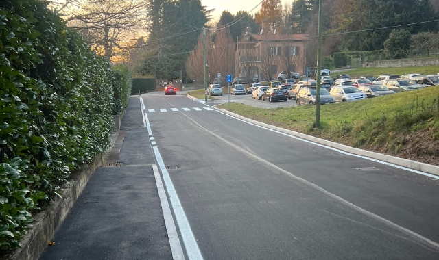 A Barasso conclusi i lavori tra via Lunga e via al Piano