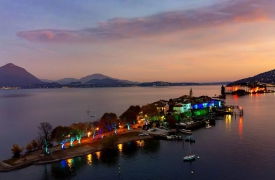 Le feste accendono il lago Maggiore