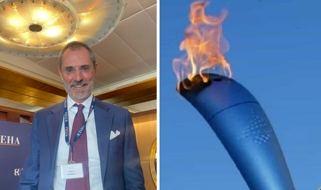 Milano-Cortina, De Molli tedoforo a Varese