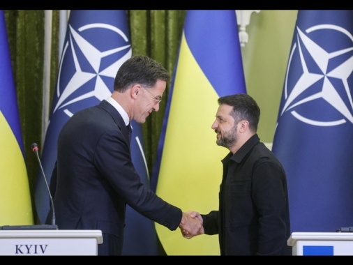 Zelensky oggi da Rutte con Costa e von der Leyen