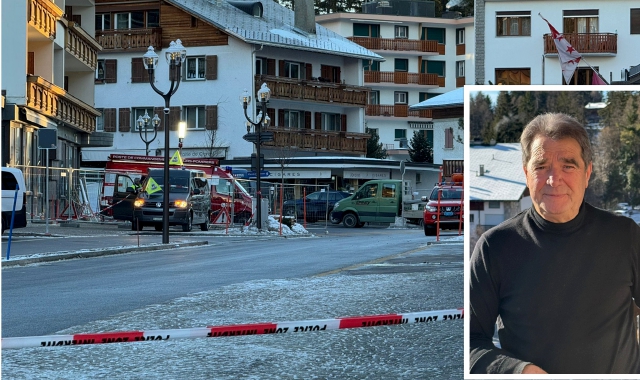 Il bar dove è avvenuta l’esplosione (foto Antonio Bandirali)