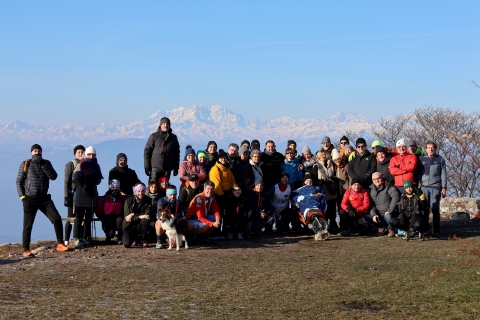 Sfida solidale, l'abbraccio al Forte d'Orino