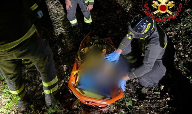 I vigili del fuoco nelle operazioni di soccorso