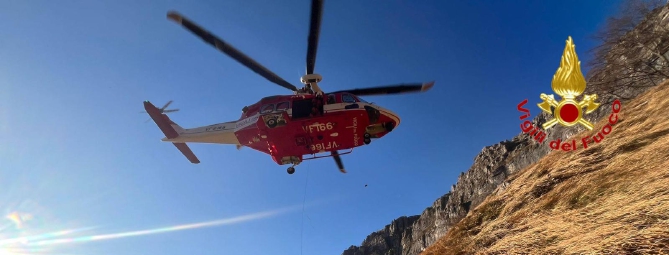 Bloccati sul Resegone, salvati dal Drago