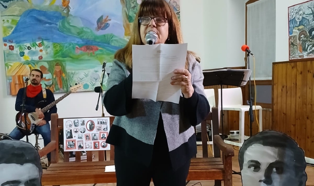 La presidente di Anpi Varese, Ester De Tomasi, alla commemorazione ufficiale