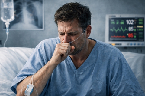 Tosse e rischio polmonite: colpo di coda dell’influenza