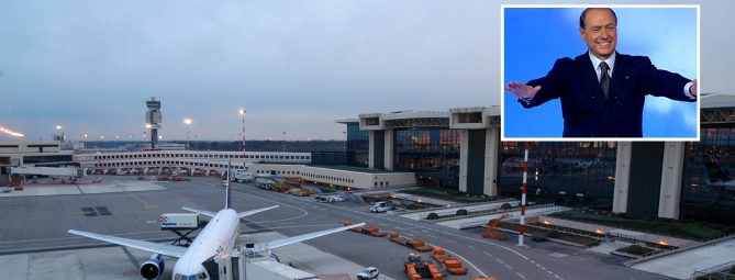 Intitolazione di Malpensa a Berlusconi, in campo anche la Presidenza del Consiglio