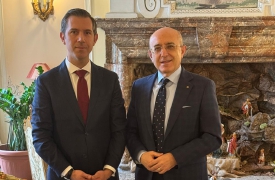 Il console turco in visita a Varese: Beko al centro