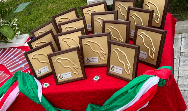 La consegna delle benemerenze “Cucù d’Oro” delle edizioni passate