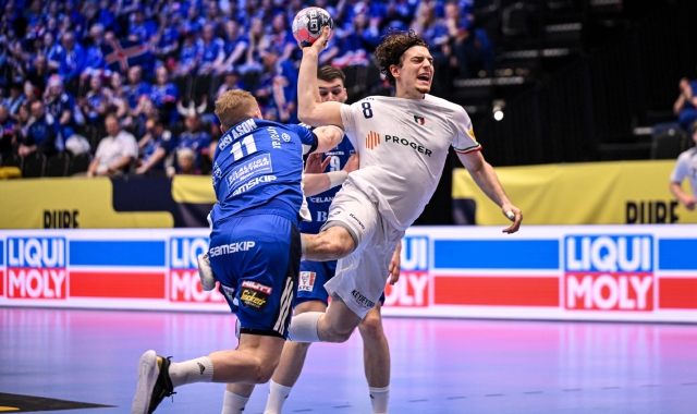 Giacomo Savini nella partita contro l’Islanda (foto Luigi Canu/FIGH)