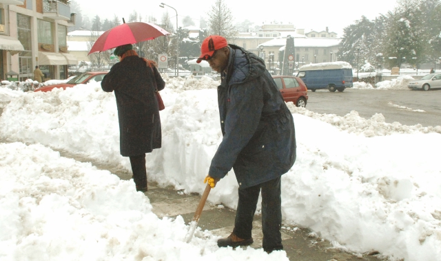 L’ultima grande nevicata a gennaio risale a vent’anni fa