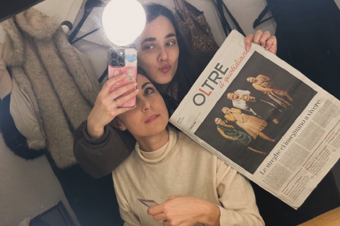 “Oltre” dietro le quinte con le attrici di “Un posto al sole”