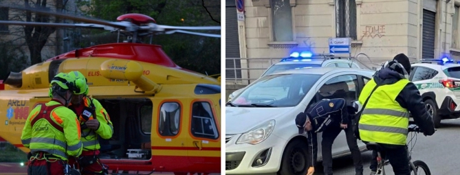 Bimba e anziano investiti a Cadrezzate e Gallarate