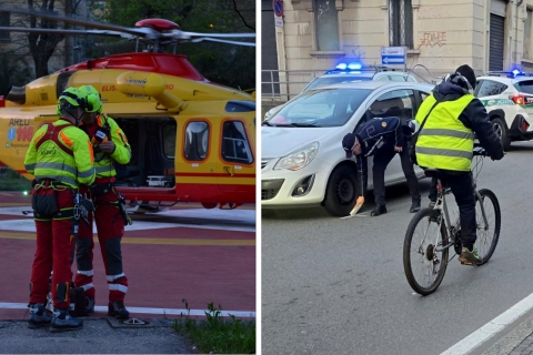 Bimba e anziano investiti a Cadrezzate e Gallarate