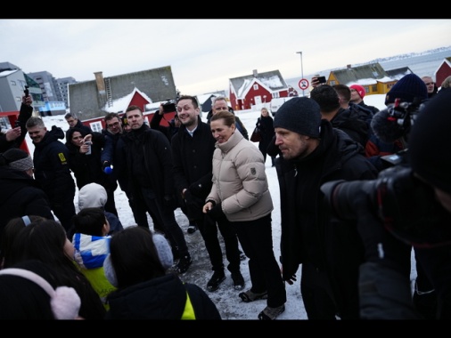 Premier danese in Groenlandia, 'situazione grave, qui per dare sostegno'