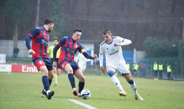 Non è bastato alla Solbiatese il gol di Monteiro Barbosa