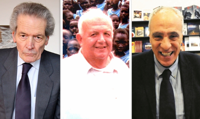 Ovidio Cazzola, don Vittorione e Pietro Macchione