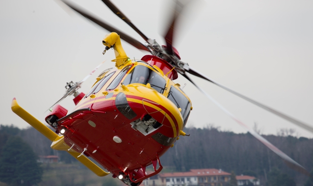 Sul posto è stato richiesto l’intervento dell’elisoccorso (foto Archivio)