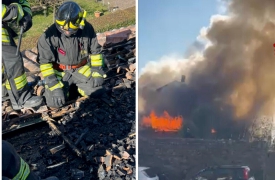 Tetti a fuoco ad Arcisate e Cantello