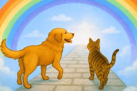 La ceneri di Fido accanto a quelle del padrone