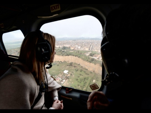 Meloni è in Sicilia, a Niscemi e nelle aree colpite dal ciclone Harry