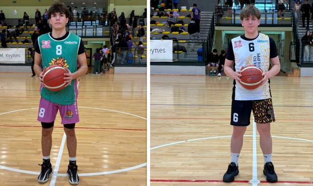 Andrea Beati, Mvp, e Mirko Ghidini, il migliore nel tiro da 3 punti